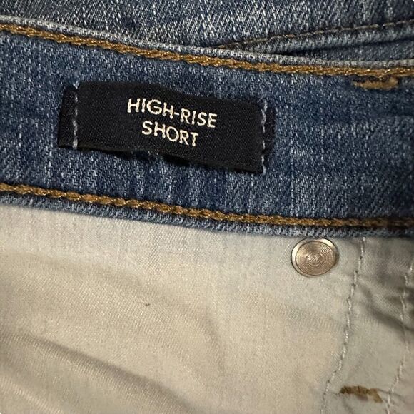 J. Crew ~ Womens High Rise Denim Shorts ~ Exposed Button Fly ~ size 25 - Picture 5 of 10